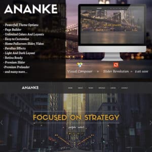 Ananke – One Page Parallax WordPress Theme