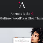 Anemos – A Multiuse Blogging WordPress Theme