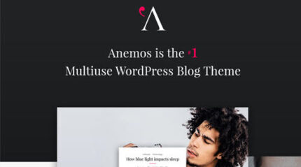 Anemos – A Multiuse Blogging WordPress Theme