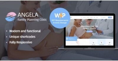 Angela | Family Planning & Pregnancy Clinic WordPress Theme