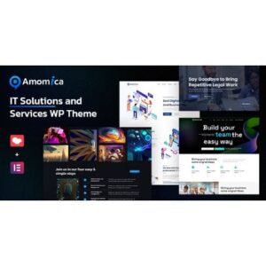 Anomica IT Solutions and Services WordPress Theme + RTL