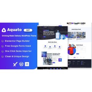Aquato – Drinking Water Delivery WordPress Theme