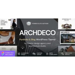 Archdeco Architecture & Interior Design Agency Portfolio WordPress Theme