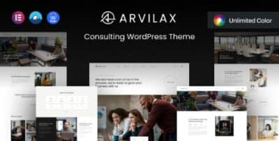 Arvilax Business Consulting WordPress Theme