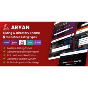 Aryan Listing & Directory WordPress Theme