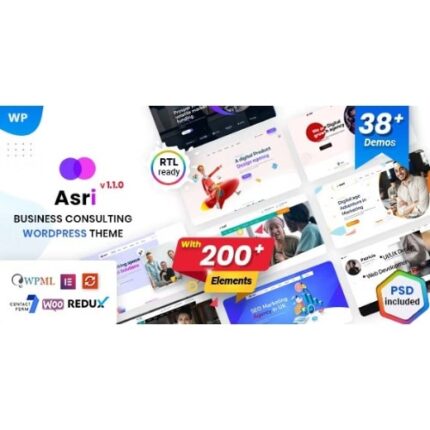 Asri - Business Consulting WordPress Theme