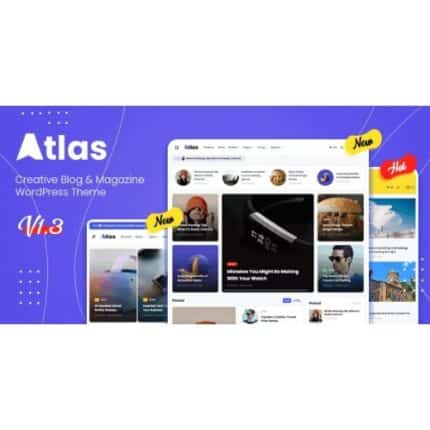 Atlas - Creative Blog & News WordPress Theme