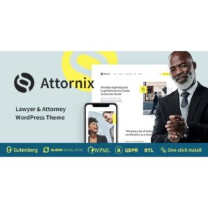 Attornix Attorney & Lawyer WordPress Theme