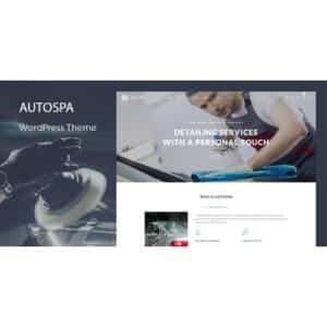 Auto Spa Car Wash WordPress Theme