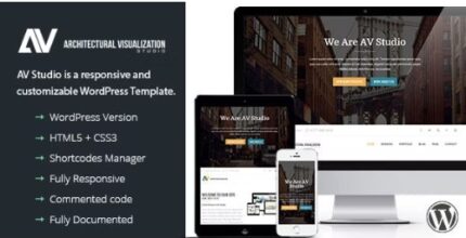 AV Studio - One Page WordPress Theme