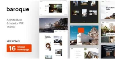 Baroque Architecture & Interior WordPress Theme