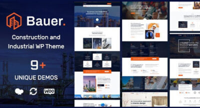 Bauer | Construction and Industrial WordPress Theme