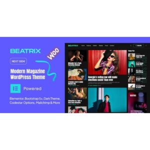 Beatrix Modern Magazine WordPress Theme
