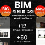 BIM – Architecture & Interior Design Elementor WordPress Theme