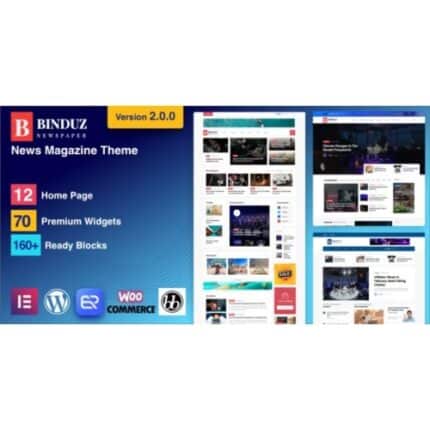 Binduz - Blog Magazine Newspaper Theme