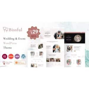 Bissful Wedding & Event WordPress Theme