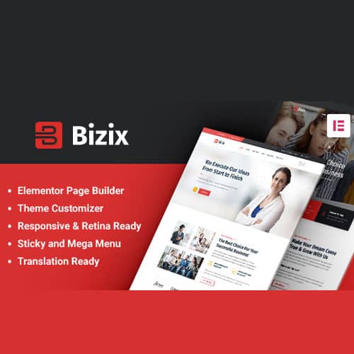 Bizix – Corporate and Business WordPress Theme Bizix – Corporate and Business WordPress Theme - Image 1