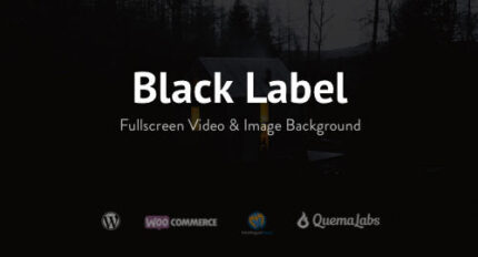 Black Label – Fullscreen Video & Image Background