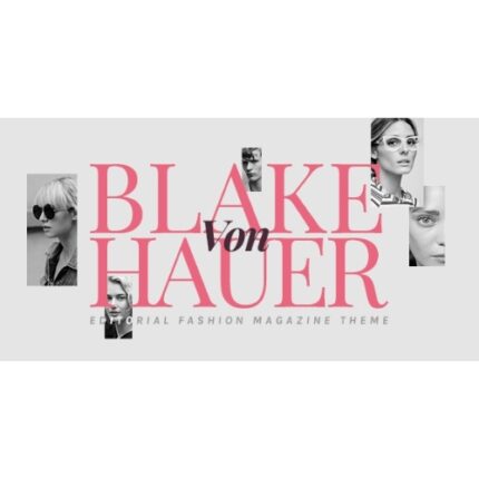 Blake von Hauer - Editorial Fashion Magazine Theme