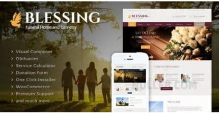Blessing | Funeral Home Services & Cremation Parlor WordPress Theme