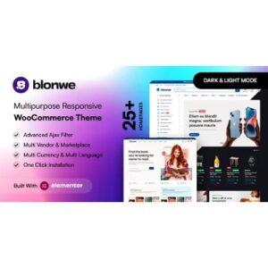 Blonwe Multipurpose WooCommerce Theme