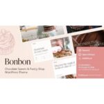 Bonbon - Chocolate Sweets & Pastry Shop WordPress Theme + AI