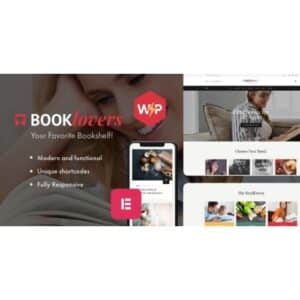 Booklovers Publishing House & Book Store WordPress Theme + RTL