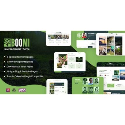 Boomi - Environment & Ecology WordPress Theme