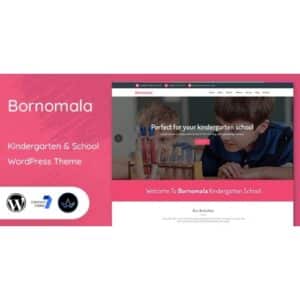Bornomala Kindergarten & School WordPress Theme