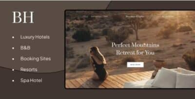Brooklyn Heights Hotel Booking WordPress Theme