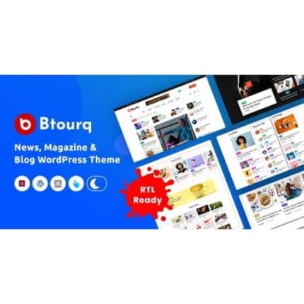 Btourq - WordPress News Magazine Theme