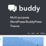 Buddy: Simple WordPress & BuddyPress Theme