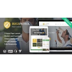 BugsPatrol Pest & Insects Control Disinsection Services WordPress Theme