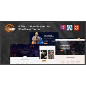Bulter Clean Construction WordPress Theme