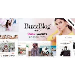 Buzz Personal & Lifestyle WordPress Blog Theme with Dark Mode