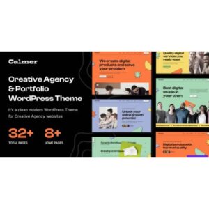 Calmer Creative Portfolio and Agency WordPress Theme