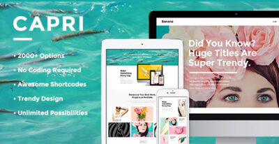 Capri – A Hot Multi Purpose Theme