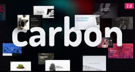 Carbon – Clean Minimal Multipurpose WordPress Theme