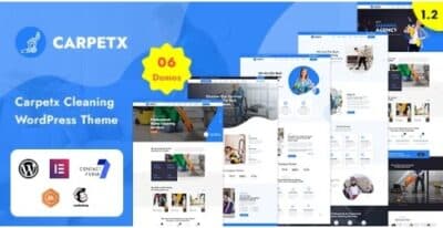 Carpetx Cleaning Services WordPress Theme
