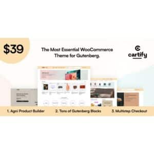 Cartify WooCommerce Gutenberg WordPress Theme