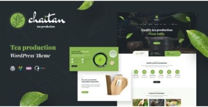 Chaitan - Tea Production Company & Organic Store WordPress Theme