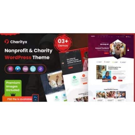 Charityx - Charity & Nonprofit WordPress Theme