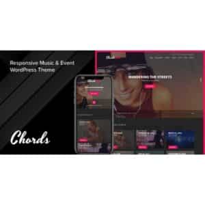 Chords Music / Artist / Radio WordPress theme