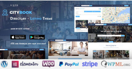 CityBook – Directory & Listing WordPress Theme