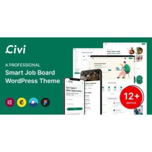 Civi Job Board, Freelance Marketplace WordPress Theme