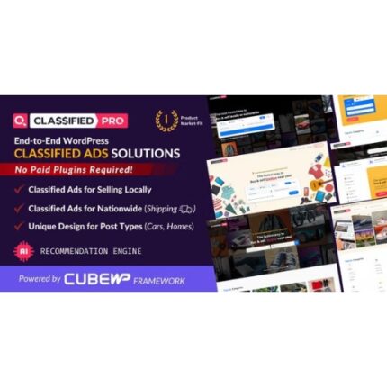 ClassifiedPro - Local Classifieds Ads WordPress Theme