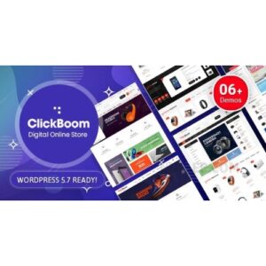 ClickBoom Digital Store WooCommerce WordPress Theme (6+ Homepage Designs)