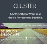Cluster – A Bold Portfolio WordPress Theme
