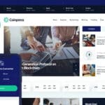 Coinpress | ICO Cryptocurrency Magazine & Blog WordPress Theme