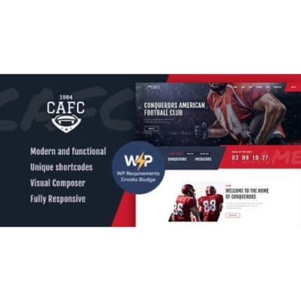 Conquerors | American Football & NFL WordPress Theme